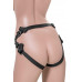 Трусики для страпона RealStick Strap-On Onyx, экокожа, черные