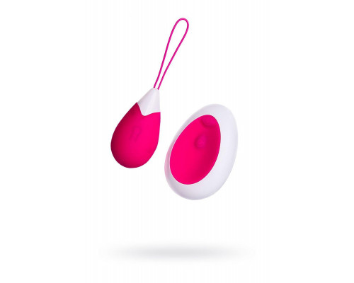 Виброяйцо A-Toys by TOYFA Eggo с пультом ДУ, силикон, розовый, 6 см