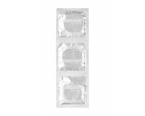 Презервативы masculan Anatomic №3, анатомической формы, 5,3 см, 18,5 см, 3 шт