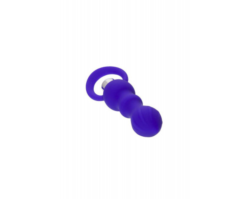 Анальная втулка ToDo by Toyfa Curvy, силикон, фиолетовый, 14 см, Ø 3,2 см