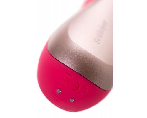 Нереалистичный вибратор Satisfyer Mono Flex Connect App, силикон, красный, 20,4 см.