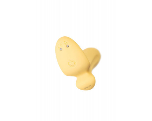 Анальный вибратор Satisfyer Intensity Plug Connect App, силикон, желтый, 9 см