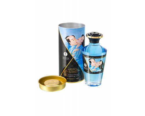 Масло массажное для тела Shunga «Кокосовое волнение» (Coconut Thrills), разогревающее, 100 мл.