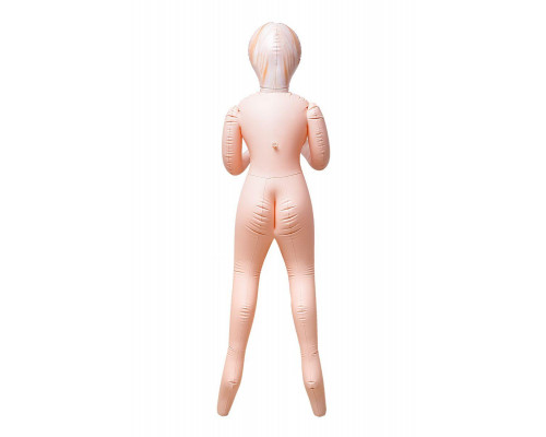 Кукла надувная Dolls-X by TOYFA Lilit, блондинка, с тремя отверстиями, 150 см