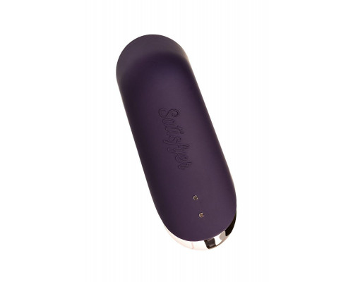 Вакуумно-волновой стимулятор клитора Satisfyer Traveler, силикон, баклажан, 10,7 см