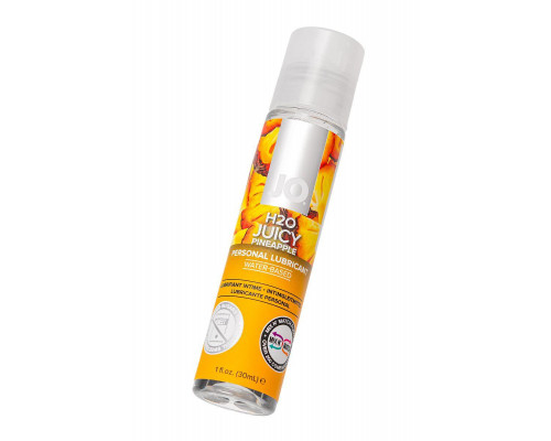 Съедобный лубрикант со вкусом ананаса JO H2O Juicy Pineapple, 30 мл