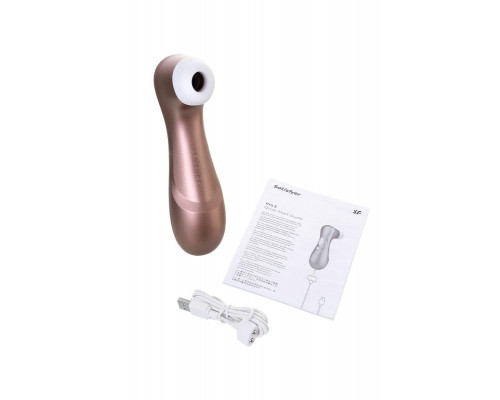 Вакуум-волновой стимулятор клитора Satisfyer Pro 2 Generation 2, силикон, розовый, 16,5 см