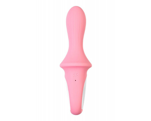 Вибратор с расширением Satisfyer Air Pump Booty 5+ Connect App, силикон, розовый, 15 см