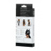 Маска кошки Glossy ANN из материала Wetlook, черный, OS