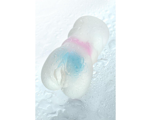 Мастурбатор реалистичный Juicy Pussy by TOYFA Crystal Wave, TPE, 13,5 см