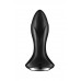 Анальный вибратор Satisfyer Rotator Plug 1+ Connect App, силикон, черный, 13,5 см
