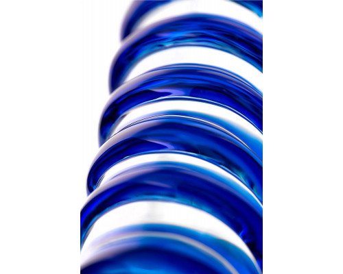 Двусторонний фаллоимитатор Sexus Glass, стекло, прозрачный, 22 см