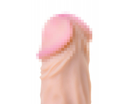 Вибратор-гигант LoveToy, реалистичный, neoskin, телесный, 24,5 см, Ø 6,7 см