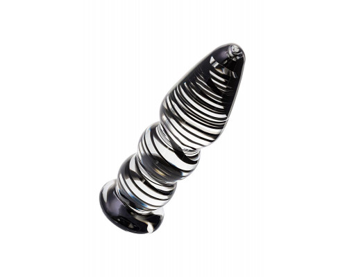 Анальная втулка Sexus Glass, стекло, прозрачный, 13 см, Ø 3,5 см
