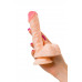 Реалистичный фаллоимитатор RealStick Nude Shaw, PVC, телесный, 17 см