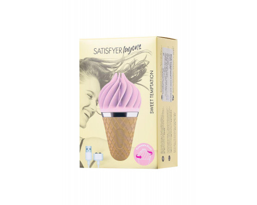 Спиннатор Satisfyer Sweet Treat , силикон, розовый, 10,4 см.