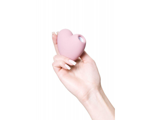 Вакуумно-волновой стимулятор клитора с вибрацией Satisfyer Cutie Heart, силикон, розовый, 7,6 см