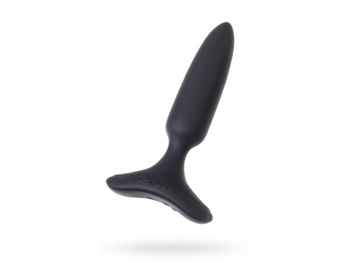 Анальная втулка LOVENSE Hush 2 (XS), силикон, черная, 12,1 см, Ø 2,5 см