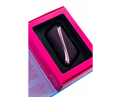 Вакуумно-волновой стимулятор клитора Satisfyer Traveler, силикон, баклажан, 10,7 см