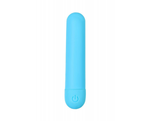 Вибропуля A-Toys by TOYFA MURR, силикон, голубой, 10 см
