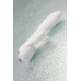 Вибратор с клиторальным стимулятором Satisfyer Double Flex Connect App, белый, силикон, 20 см