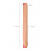 Фаллоимитатор RealStick Brutal Castor двусторонний, neoskin, телесный, 56 cм
