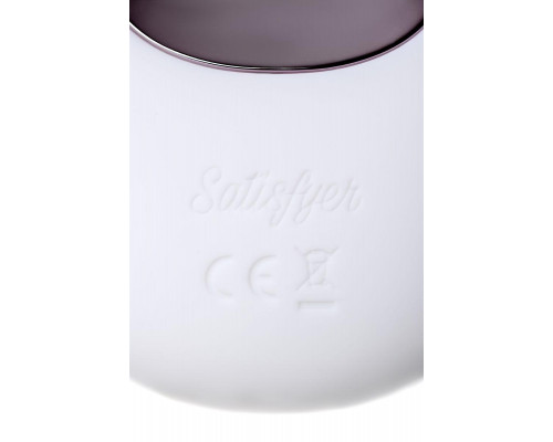 Вибромассажер Satisfyer Layon 5, White temptation, силикон, белый, 9,2 см