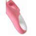 Нереалистичный вибратор Satisfyer Hug me Connect App, силикон, розовый, 20,5 см