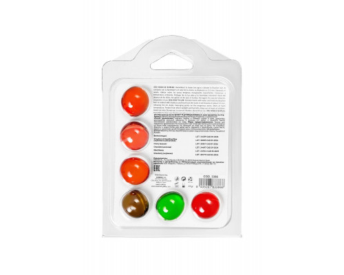 Массажное масло SECRET PLAY BRAZILIAN BALLS, микс ароматов, 6 х 4 гр