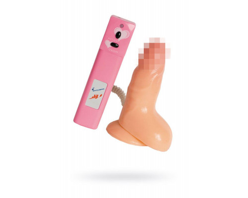 Вибратор TOYFA, PVC, телесный, 12 см