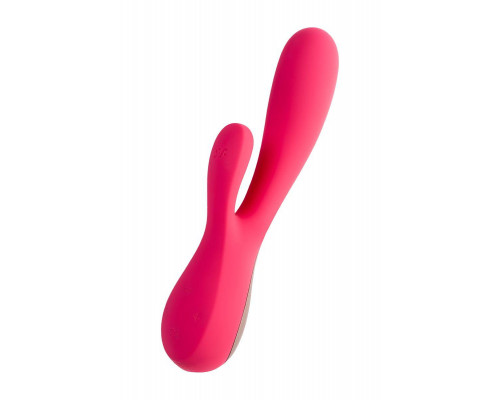Нереалистичный вибратор Satisfyer Mono Flex Connect App, силикон, красный, 20,4 см.