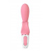 Нереалистичный вибратор Satisfyer Hug me Connect App, силикон, розовый, 20,5 см