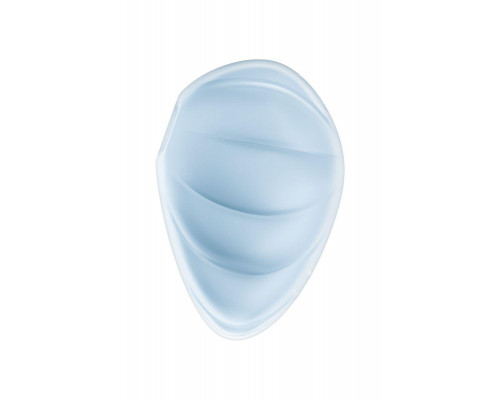 Вакуумный стимулятор клитора Satisfyer Cloud Dancer, силикон, голубой, 9 см