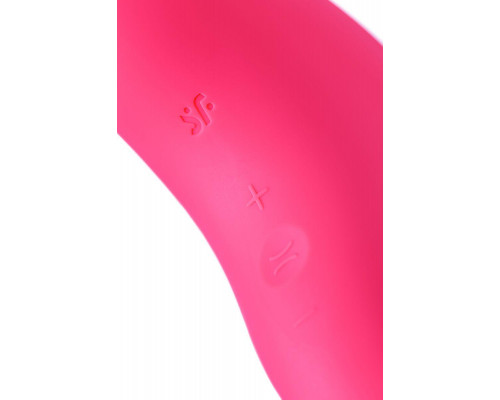 Вакуум-волновой стимулятор клитора Satisfyer Magnetic Deep Pulse, силикон, розовый, 11,6 см