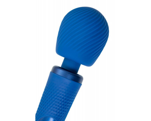 Вибромассажер Fun Factory VIM VIBRATING WAND, силикон, синий, 31,3 см