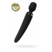 Нереалистичный вибратор Satisfyer Wand-er Woman, ABS пластик, черный, 34 см