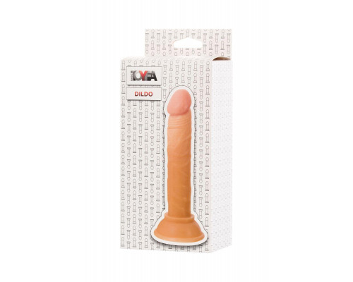 Анальный фаллоимитатор TOYFA Basic, PVC, телесный,14 см