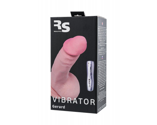 Реалистичный вибратор RealStick Elite Gerard, TPR, телесный, 18,5 см