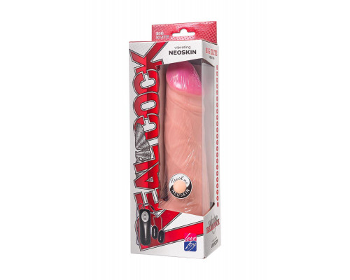 Вибратор-гигант LoveToy, реалистичный, neoskin, телесный, 27 см, Ø 6,1 см