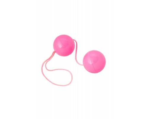 Вагинальные шарики TOYFA Basic, ABS пластик, розовый, 20,5 см, Ø 3,5 см