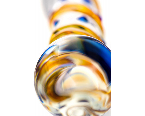 Нереалистичный фаллоимитатор Sexus Glass, стекло, прозрачный, 17,5 см