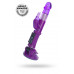 Вибратор с клиторальным стимулятором A-Toys by TOYFA, TPR, фиолетовый, 22 см