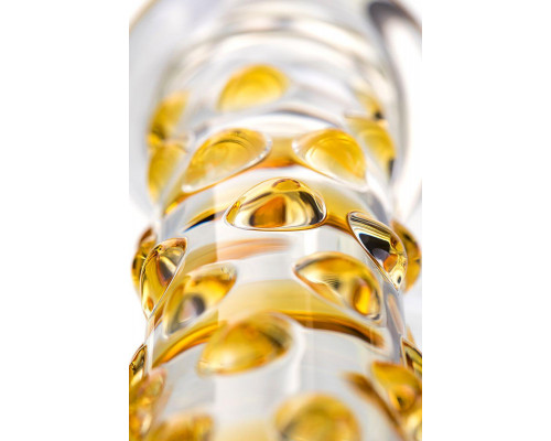Двусторонний фаллоимитатор Sexus Glass, стекло, прозрачный, 25 см