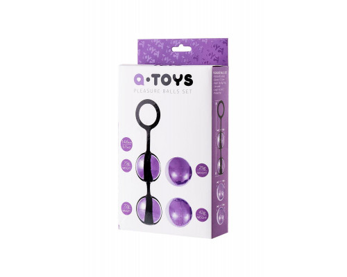 Вагинальные шарики A-Toys by TOYFA Vender, ABS пластик, фиолетовый, 14,6 см