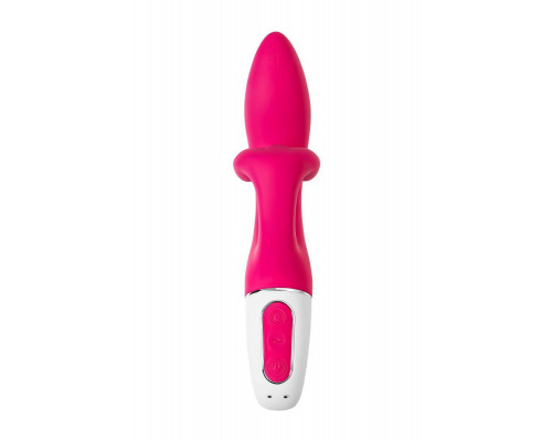 Нереалистичный вибратор Satisfyer Embrace me, силикон, малиновый, 22,5 см