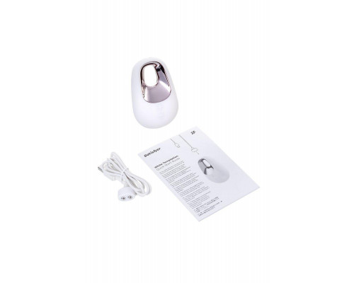 Вибромассажер Satisfyer Layon 5, White temptation, силикон, белый, 9,2 см