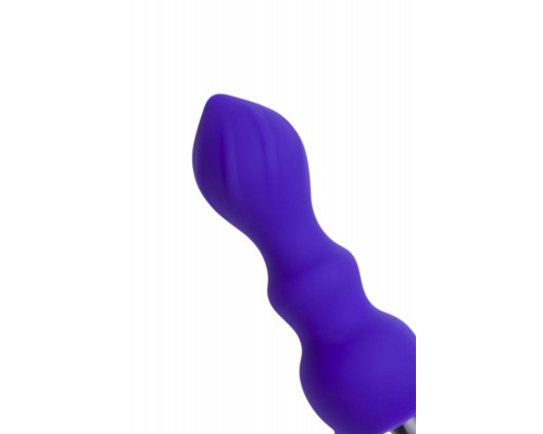 Анальная втулка ToDo by Toyfa Curvy, силикон, фиолетовый, 14 см, Ø 3,2 см