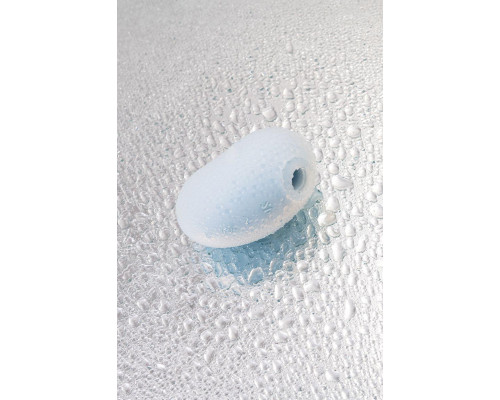 Вакуум-волновой стимулятор клитора с вибрацией Satisfyer Cutie Ghost, силикон, голубой, 9,1 см