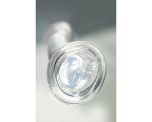 Нереалистичный фаллоимитатор TOYFA Basic Jelly Dildo S, TPE, прозрачный, 15,5 см