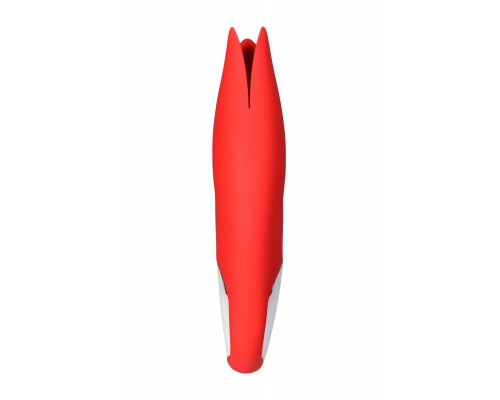Нереалистичный вибратор Satisfyer Vibes Power Flower, силикон, красный, 18,8 см.